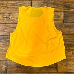 Lululemon Orange Sculpt tank top